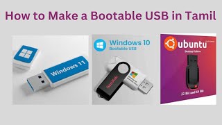 Bootable USB  Bootable USB in Tamil  How to Create Bootable USB Drive in Tamil [upl. by Nenad]