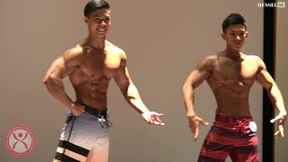 NBFASG International 2018  Mens Physique Up to 170cm [upl. by Ardnuaek]