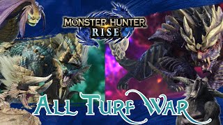 Monster Hunter Rise All Turf Wars Part 1 [upl. by Jenica]