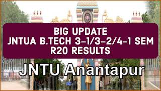 JNTUA BTECH 313241 SEM RESULTSjntuaupdates [upl. by Aniram]