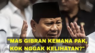 Mengejutkan Respon Prabowo Ditanya Wartawan Soal Gibran [upl. by Eatnwahs194]