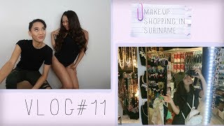 VLOG 11  BEAUTY GURUS  Makeup shopping in Suriname [upl. by Schurman]