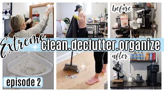 NEW EXTREME CLEAN DECLUTTER ORGANIZE EPISODE 2 TIFFANI BEASTON HOMEMAKING CLEAN WITH ME 2022 [upl. by Aizirk]