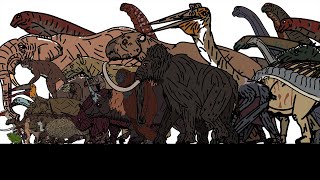 Size Comparison Prehistoric Animalsrandom Animated finale 2 of 5 [upl. by Winchester]