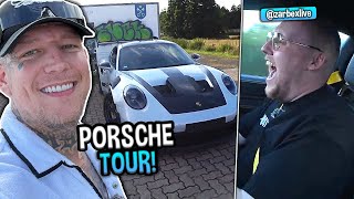 LIVE aus dem PORSCHE GT3 RS 😱🏁 Buxtehude Tour mit zarbexlive  MontanaBlack IRL [upl. by Calle]