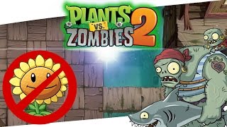 No Sunflower Challenge Dead mans Booty Level 125  Plants vs Zombies 2 Its About Time [upl. by Fatsug]