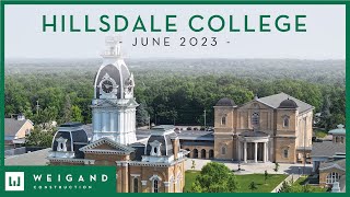 Hillsdale College  Construction Update June 2023 [upl. by Rodrick]