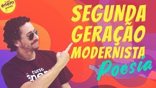 SEGUNDA GERAÇÃO MODERNISTA POESIA  Resumo de Literatura para o Enem [upl. by Anewor795]