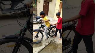 Mere Papa cycle lai tring tring tring shortvideo 😃😃 [upl. by Nolla]