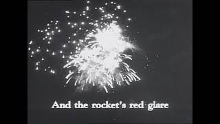 Movietone News quotThe StarSpangled Bannerquot Version II ca 1944 [upl. by Kennedy]