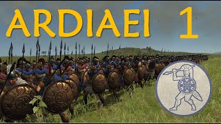 ARDIAEI Campaign  Total War ROME 2  1  Illyrian blitz [upl. by Niggem]