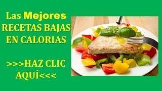 Recetas Bajas En Calorias  Recetas bajas en calorias y grasas faciles [upl. by Acirfa]