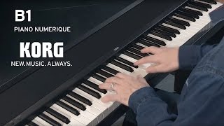 Le piano numérique KORG B1  la démo complète vidéo de la boite noire [upl. by Leamiba]