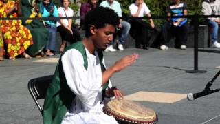 Arab Cultural Festival 2012 Basic Sudanese Drum Play Clip 3 [upl. by Ashton]