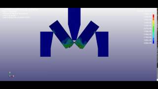 Charpy impact test simulation using LSDYNA [upl. by Beitch]