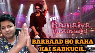 Ramaiya Vastavaiya  Jawan Song Reaction  Shahrukh Khan  Anirudh [upl. by Ttam]