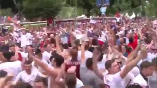 Amazing English fans on World Cup Russia 2018 [upl. by Baryram]