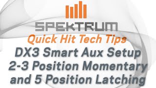 Spektrum Quick Hit Tech Tips  AVC Binding and Calibration guide with DX3 Smart Transmitter [upl. by Werner]