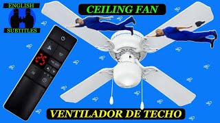 COMO INSTALAR UN VENTILADOR DE TECHO CURSO INTENSIVO  HOW TO INSTALL A CEILING FAN  COURSE [upl. by Abner]