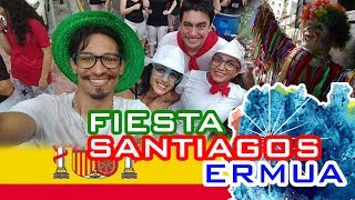 FIESTA DE SANTIAGOS EN ERMUA  Partiu Com Nois [upl. by Aholah]