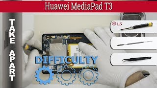 How to disassemble 📱 Huawei MediaPad T3 bg2w09 Take apart [upl. by Limaj]