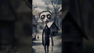 А picture from which dead eyes stare at the world of the living aivideo aiart fantasy timburton [upl. by Marela]