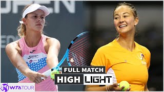 Magda Linette vs Lesley Kerkhove Highlights  WTA SILICON VALLEY CLASSIC 2021  FULL MATCH [upl. by Abeh16]