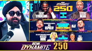 AEW Dynamite 250  LIVE Watch Along  Wrasslinews [upl. by Teteak]