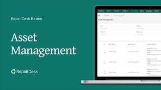 How to use the Asset Management Module [upl. by Jehiah616]