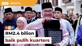 BELANJAWAN 2024 RM24 bilion peruntukan baik pulih kuarters penjawat awam [upl. by Toffey]