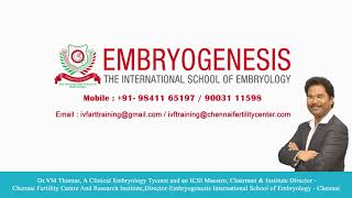 Handson IVF ART Embryology Training  DR VM Thomas Institute [upl. by Jacklin]