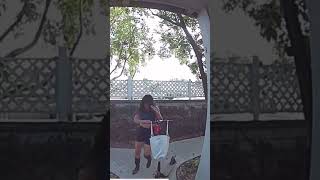 Girl Stealing Package Caught RedHanded on Camera  Shocking CCTV Footage [upl. by Galven78]