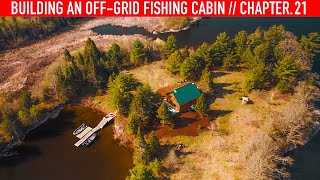 The Pressure is ON Musky Under The Dock  Building An OffGrid Fishing Cabin  Chapter 21 [upl. by Irehc]