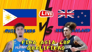 FIBA  New Zealand Vs Philippines  FIBA Asia Cup Qualifiers  Live Score Update Only [upl. by Gney]