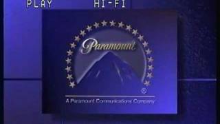 Paramount Home Video Ident and Warning Screen Paramount Communcations Company Version [upl. by Seward457]