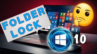 How to Lock Folder on Windows 10  Password Protect Folder on Windows PC Without Any Software [upl. by Rivkah]