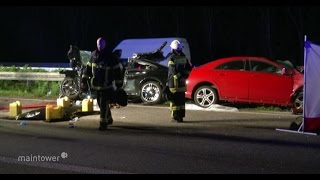 Geisterfahrer verursacht tödlichen Unfall auf der A661 [upl. by Eiser]