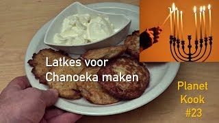 Latkes voor Chanoeka maken  Planet Kook 23  Planet Michell [upl. by Uht]