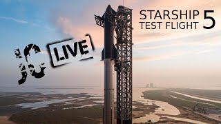 JC LIVE Show SpaceX Starship Test Flight 5 Coverage [upl. by Windy]