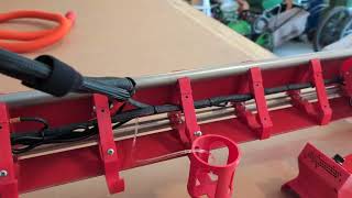 Big Red Lowrider 3 Cable Management [upl. by Serolod]