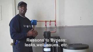 HOW TO BYPASS A KINETICO SOFTENER [upl. by Nelehyram409]