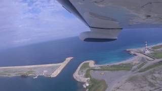 Departure in Nice LFMN Runway 04R with a Cessna P210 Silver Eagle [upl. by Sherurd]