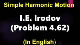 Simple Harmonic Motion I Piston doing SHM I I E Irodov 462 [upl. by Zoarah878]