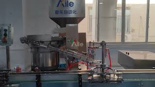 AILE Automatic Butane Gas Aerosol Valve Feeding Machine Aerosol Valve Feeding MachineSHOW [upl. by Nytram230]