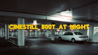 Shooting Cinematic Scenes with Cinestill 800T [upl. by Aniratak]