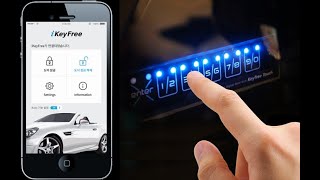 Keyless entry keypad for car sharing solution [upl. by Gnoc]