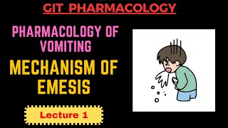 Emesis CTZ and Vomiting center  GIT Pharmacology  Mechanism of Emesis By MrMedico [upl. by Lari]