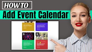 How to add event calendar in elementor 2024 [upl. by Berlin]