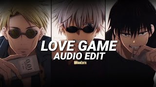 Love game  Lady Gaga Edit Audio [upl. by Melantha]