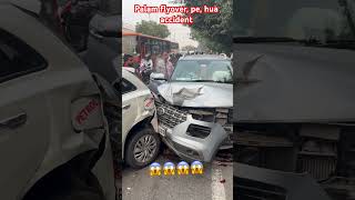 Palam flyover Pe hua accident😱😱 viralvideo tata india zomatoindia viralshort yt ytshort [upl. by Eilahs190]